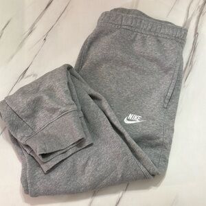 Nike Men’s Fleece Sweatpants - Size Large, Good Condition! Light gray